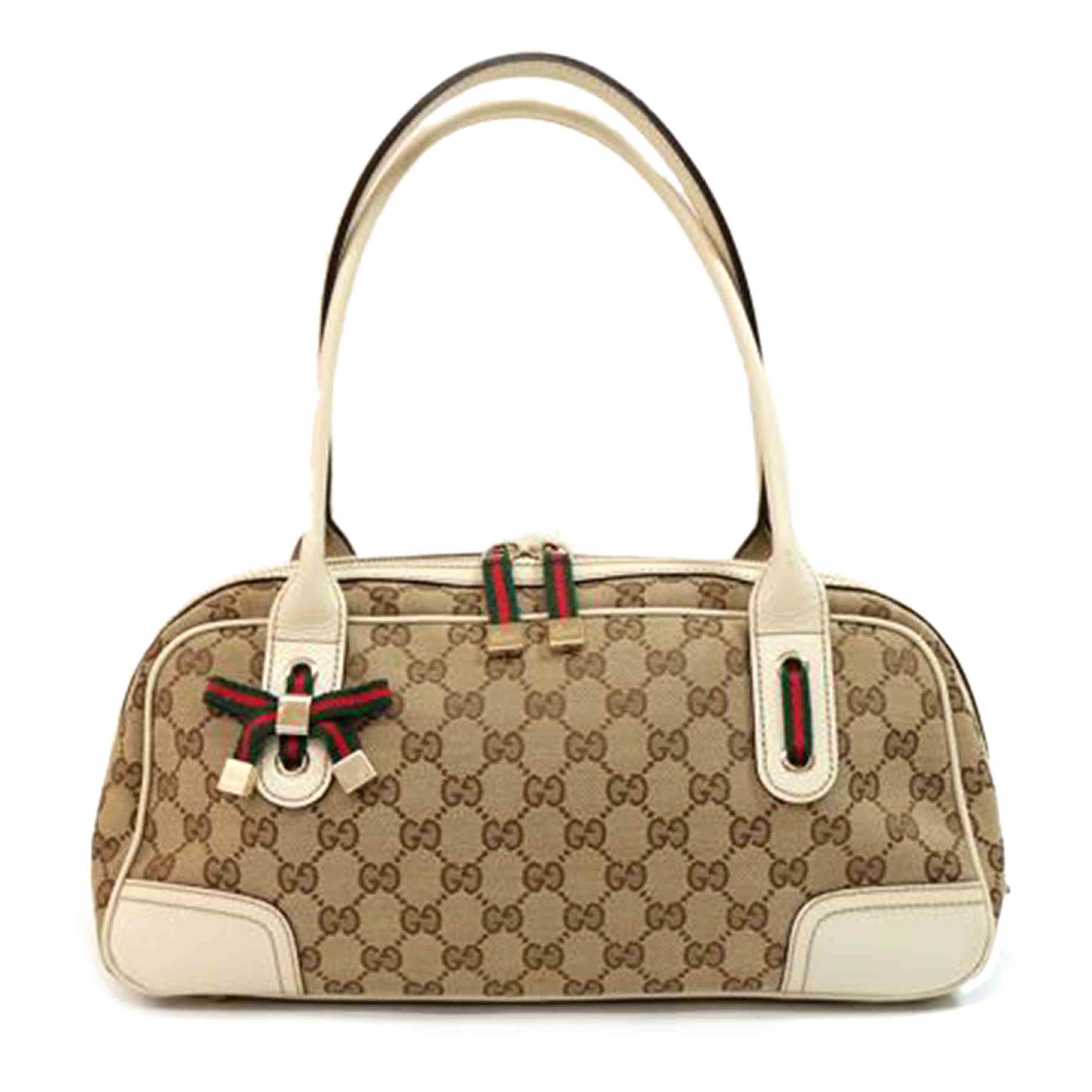 GUCCI グッチ/プリンシーGGキャンバスミニボストン/161720//486***/Bランク/71