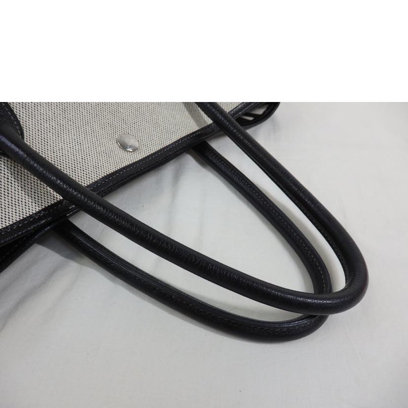 HERMES エルメス/ガーデンパーティ/オプティカルH/トワルアッシュ//□L刻*/ABランク/84