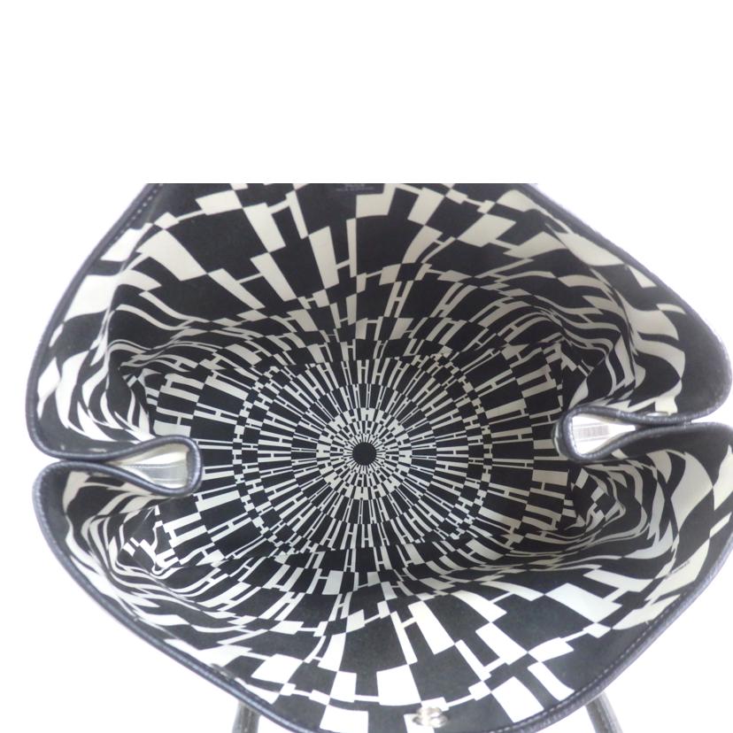 HERMES エルメス/ガーデンパーティ/オプティカルH/トワルアッシュ//□L刻*/ABランク/84