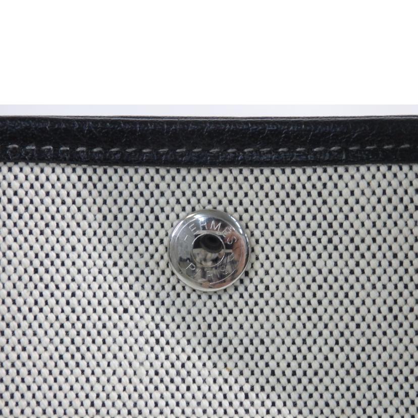 HERMES エルメス/ガーデンパーティ/オプティカルH/トワルアッシュ//□L刻*/ABランク/84