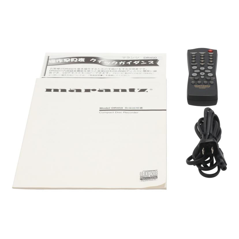 MARANTZ マランツ /CDレコーダー/DR450//VN010037002759/Bランク/63