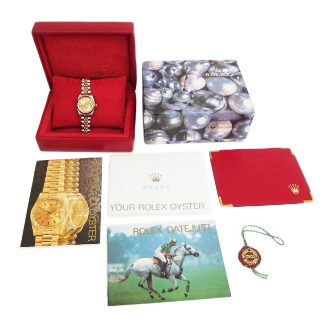 ROLEX ロレックス/デイトジャスト・レディース/YG/新ダイヤ/69173G//W40****/Aランク/82