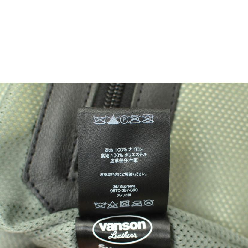 Supreme×vanson シュプリーム×バンソン/シュプリーム×ライダースジャケット//サイズ:S/Bランク/75