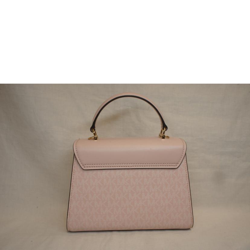 MICHAEL KORS/PVC総柄2WAYピンク//Aランク/92