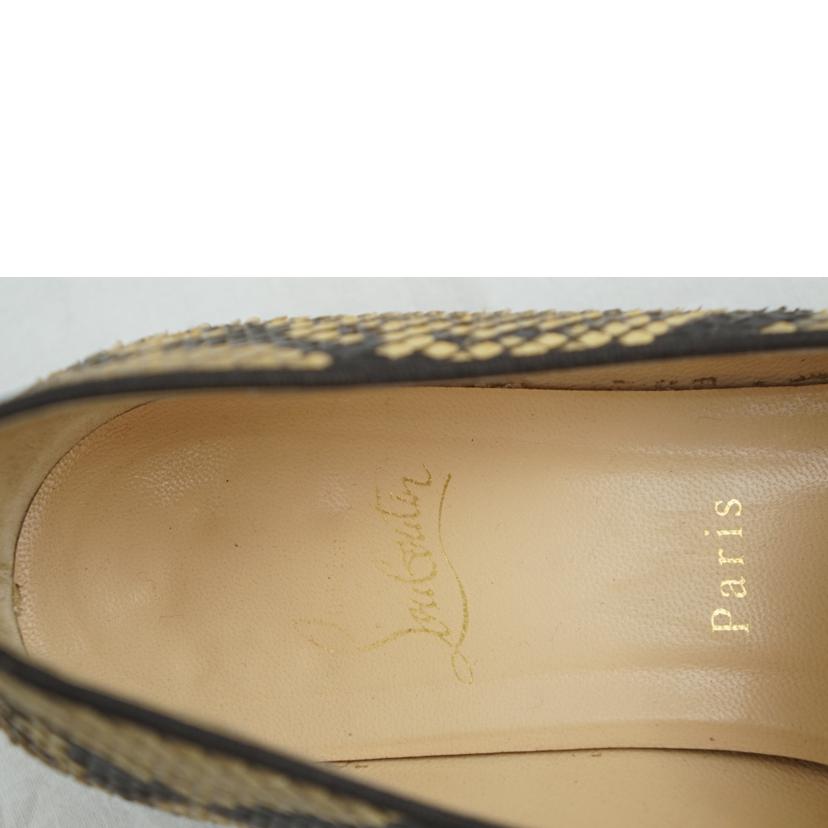 Christian Louboutin クリスチャンルブタン/Christian Louboutin ヘビ柄 パンプス 23.5//ABランク/67