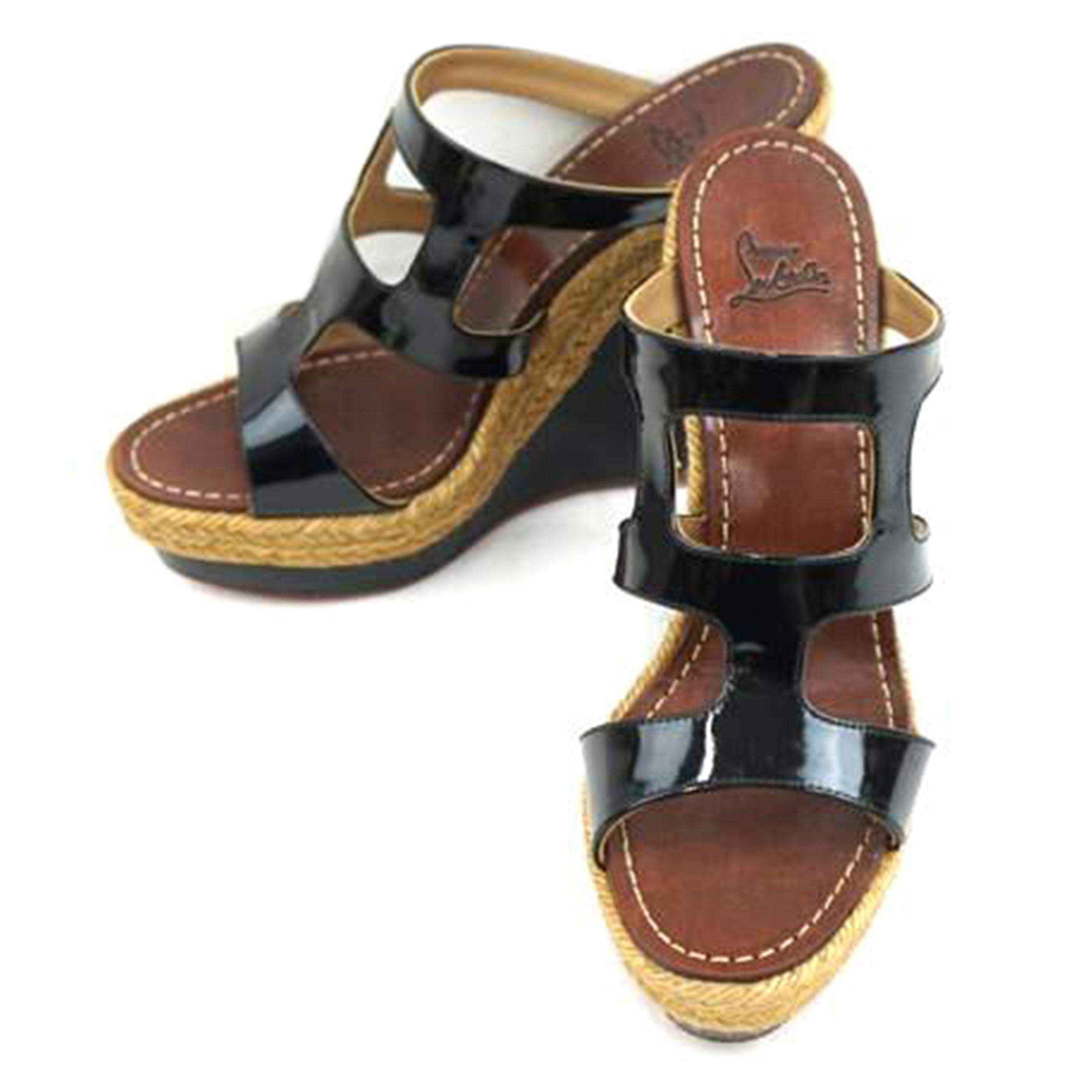 Christian Louboutin クリスチャンルブタン/Christian Louboutin ウエッジソール/エナメル 24.0//ABランク/67