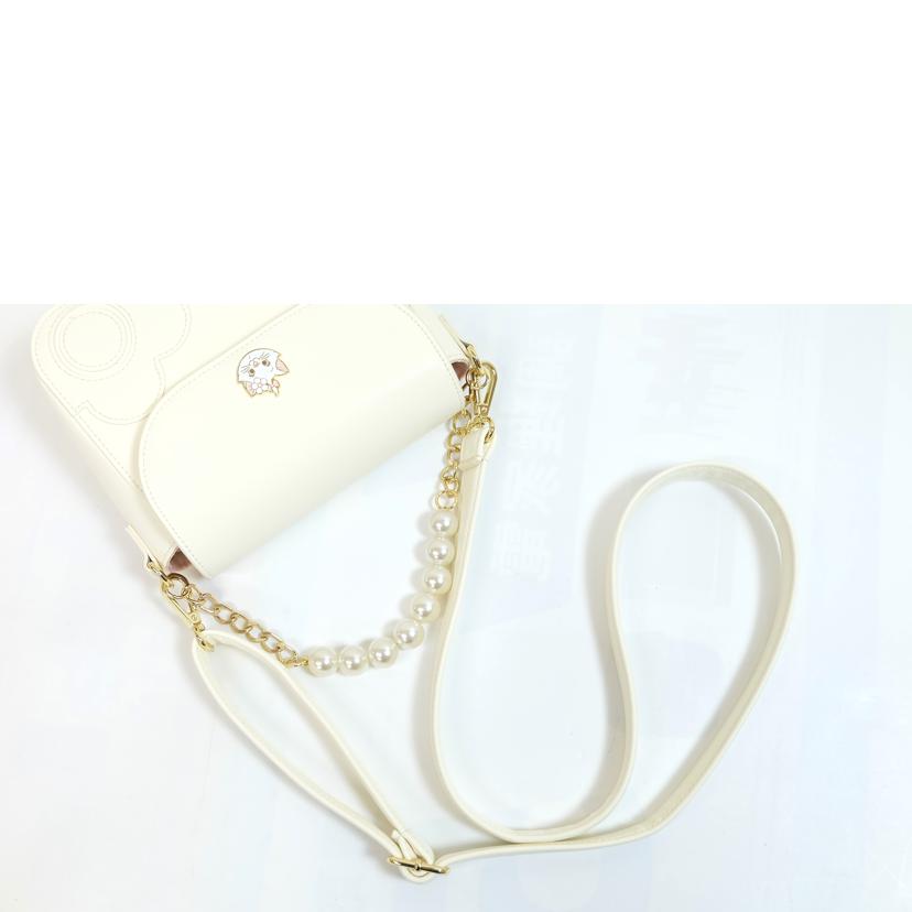 MARY QUANT マリークワント/マリーおしゃれキャットパールチェーンショルダー/-//-/Aランク/71