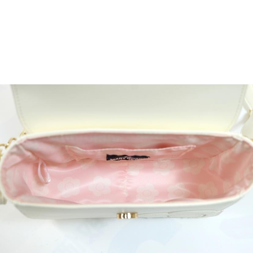 MARY QUANT マリークワント/マリーおしゃれキャットパールチェーンショルダー/-//-/Aランク/71