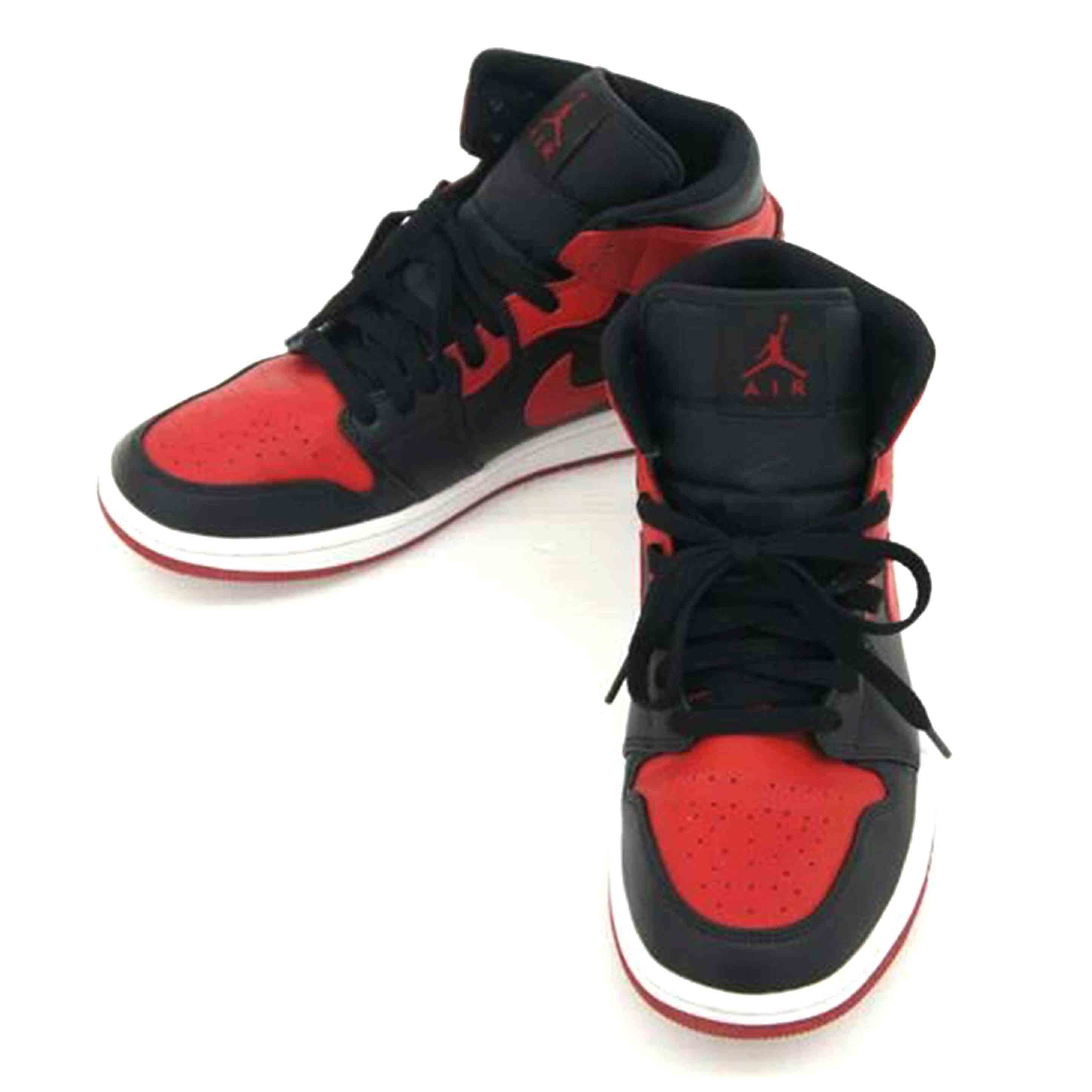 NIKE ナイキ/AIR JORDAN 1 MID/赤×黒/554724//074/ABランク/42
