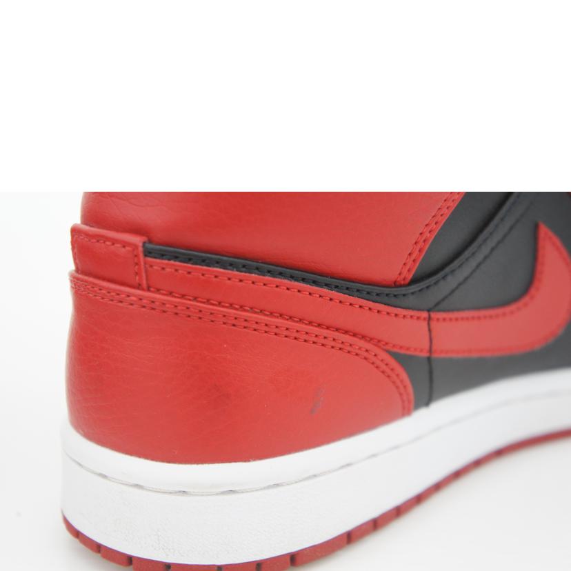 NIKE ナイキ/AIR JORDAN 1 MID/赤×黒/554724//074/ABランク/42