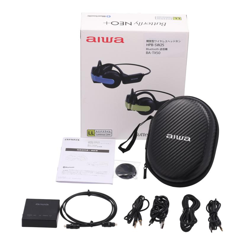 aiwa アイワ/ワイヤレスヘッドホン+ワイヤレス送信機/Butterfly NEO+//-/ABランク/75