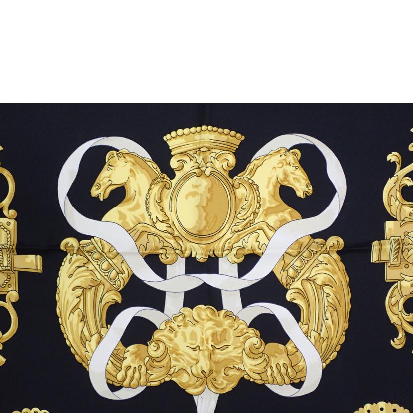 HERMES HERMES/カレ90/鉄細工/シルク100%//Aランク/62