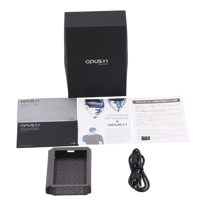 audio-opus オーディオオーパス/ハイレゾポータブルオーディオプレーヤー /HA-501 OPUS#1//A6100370/Bランク/75