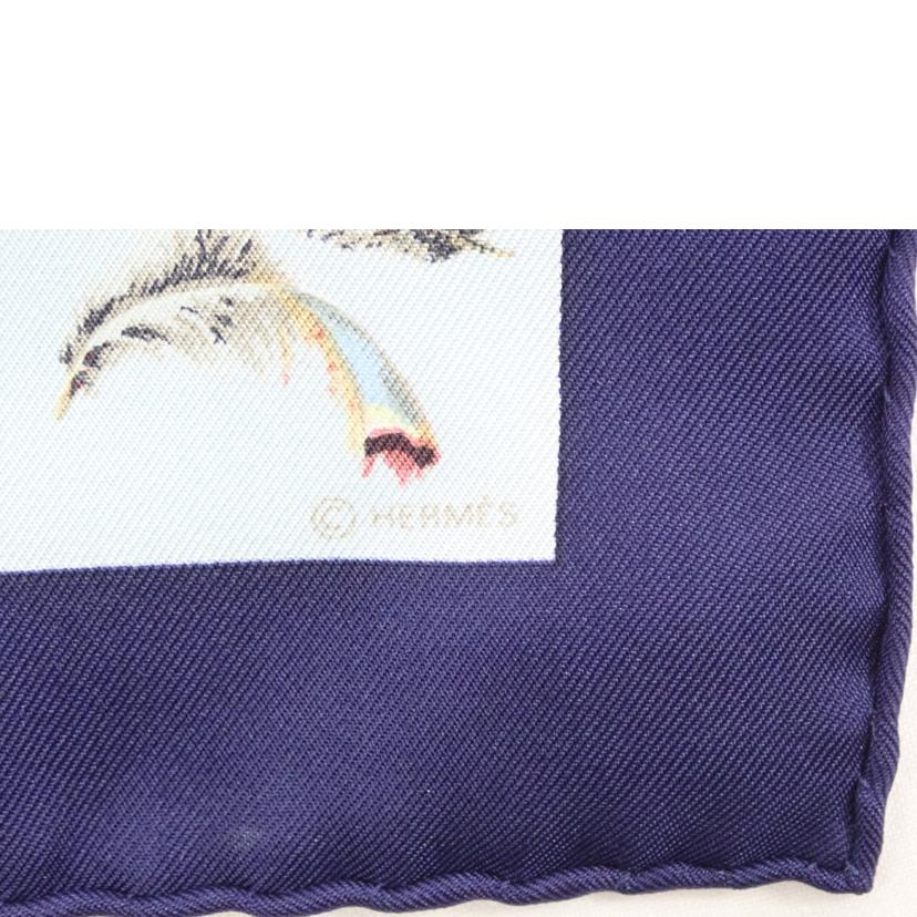 HERMES HERMES/カレ45/羽根/シルク100%//Aランク/62