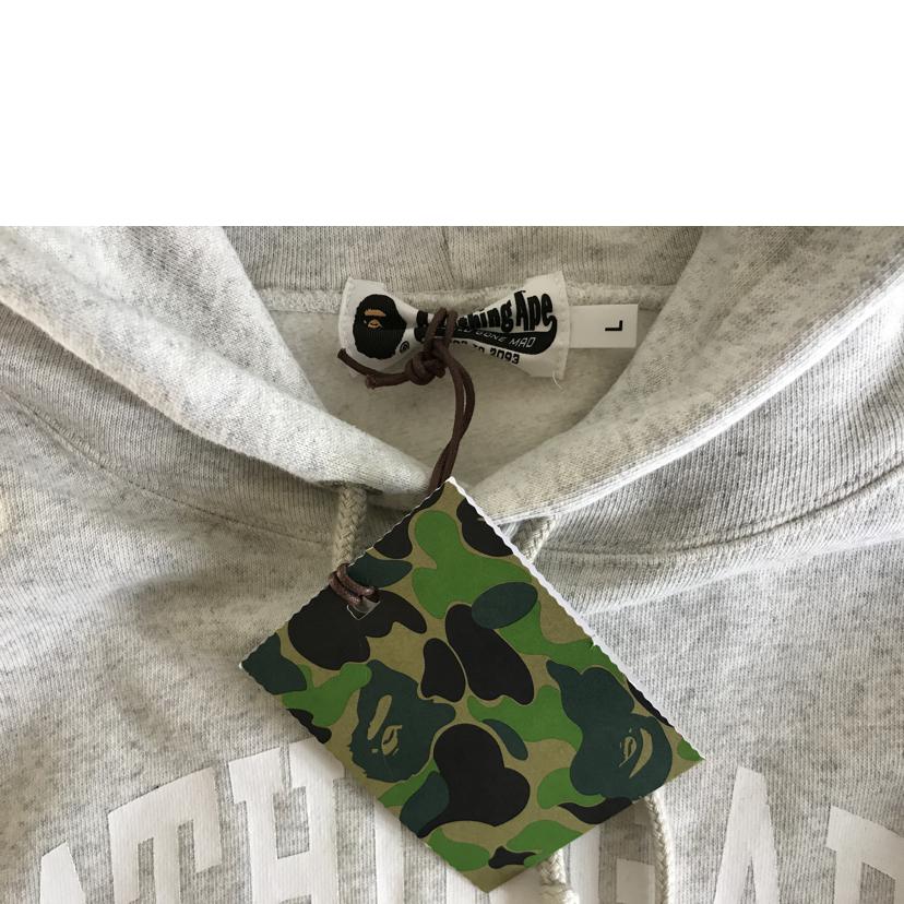 A BATHING APE アベイシングエイプ/ロゴパッチ パーカー/001PPH801012M//Bランク/51