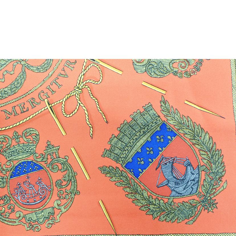 HERMES HERMES/カレ45/パリの紋章/シルク100%//Aランク/62