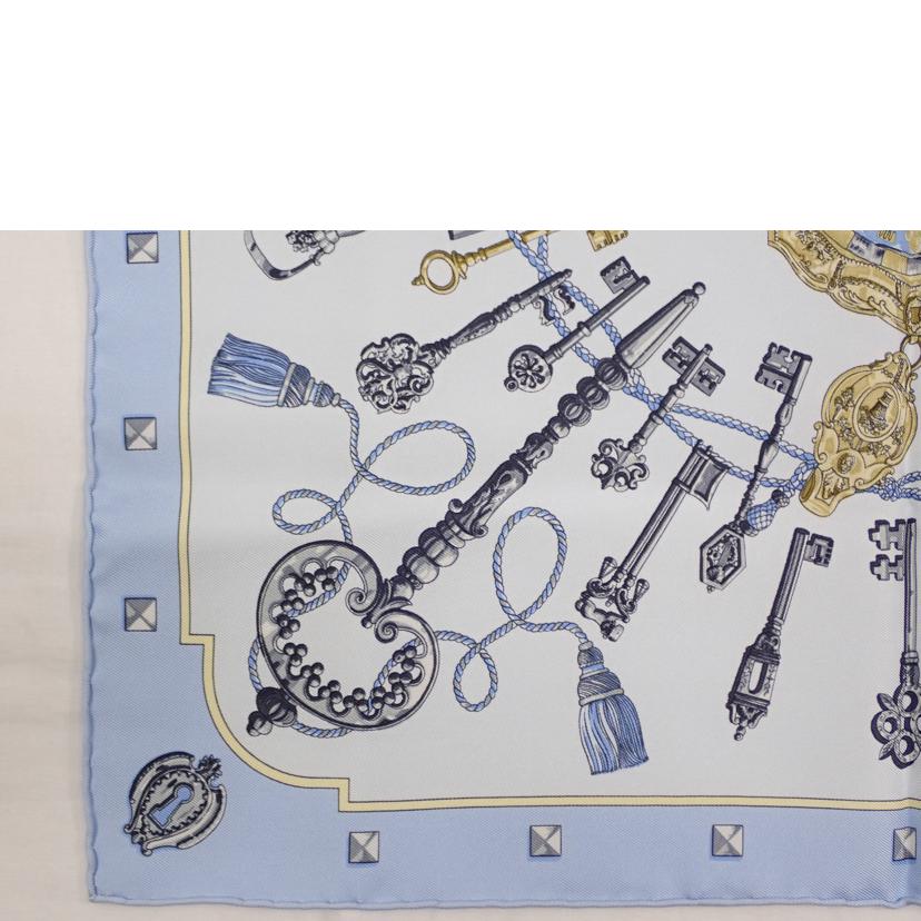 HERMES HERMES/カレ45/鍵/シルク100%//Aランク/62