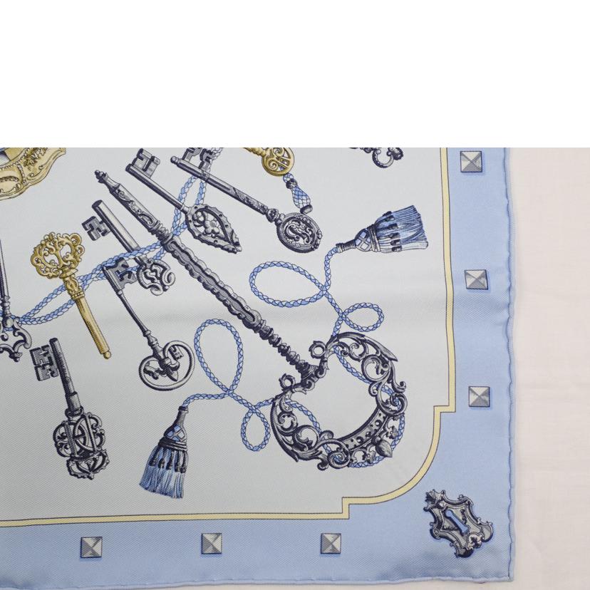 HERMES HERMES/カレ45/鍵/シルク100%//Aランク/62