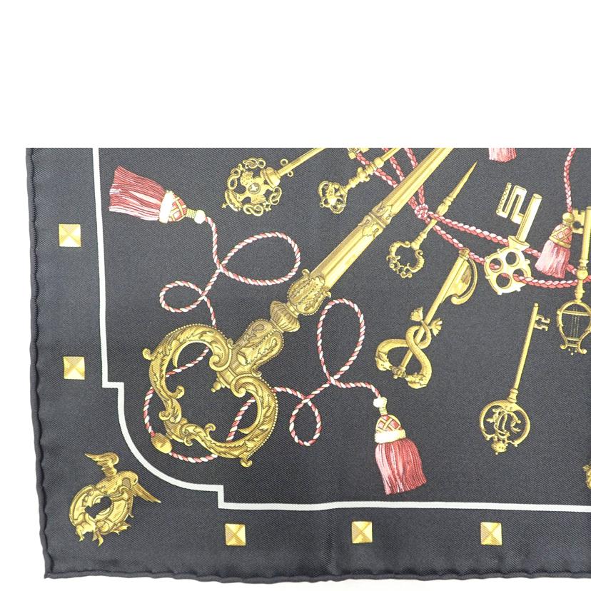 HERMES HERMES/カレ45/鍵/シルク100%//Aランク/62