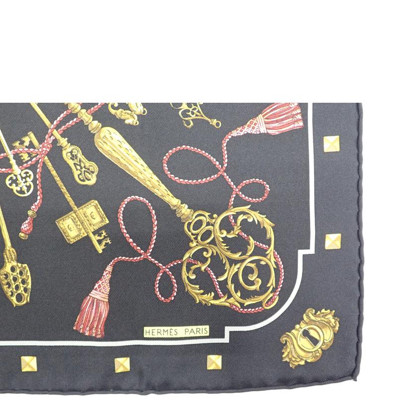HERMES HERMES/カレ45/鍵/シルク100%//Aランク/62