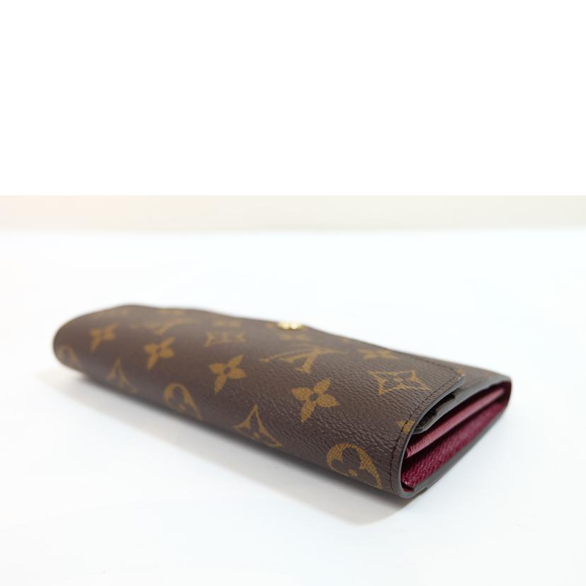 LV ルイヴィトン/ポルトフォイユ・サラ/モノグラム フーシャ/M62234//RFI*/Aランク/71