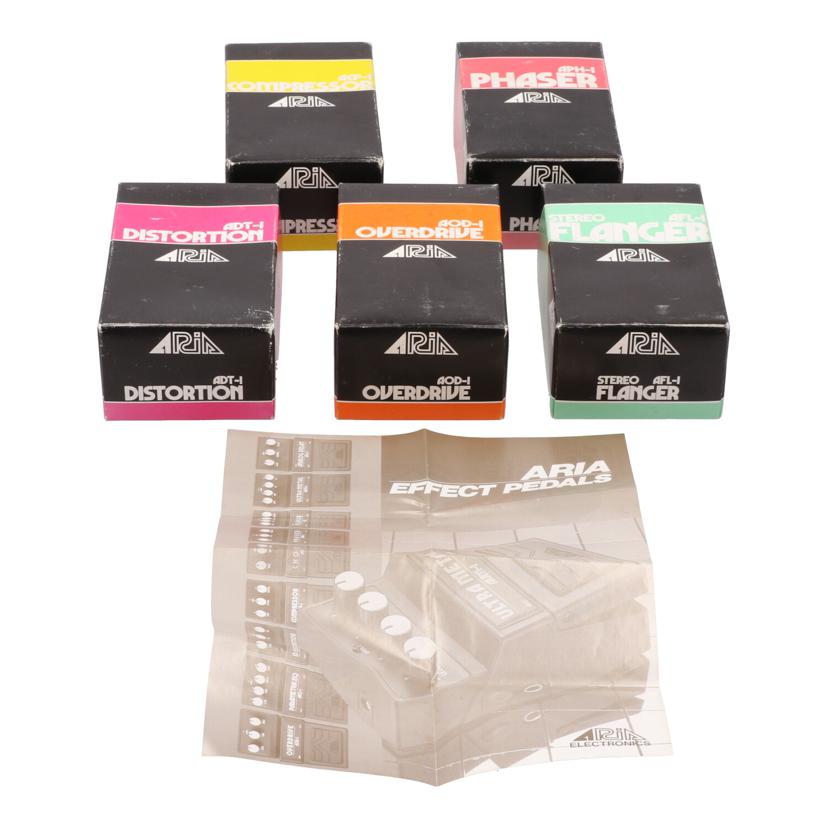 ARIA アリア/エフェクター/5種セット(オールド)/ARIA 1980年代エフェクター//149164/153985/148654/169664/170776/Cランク/71