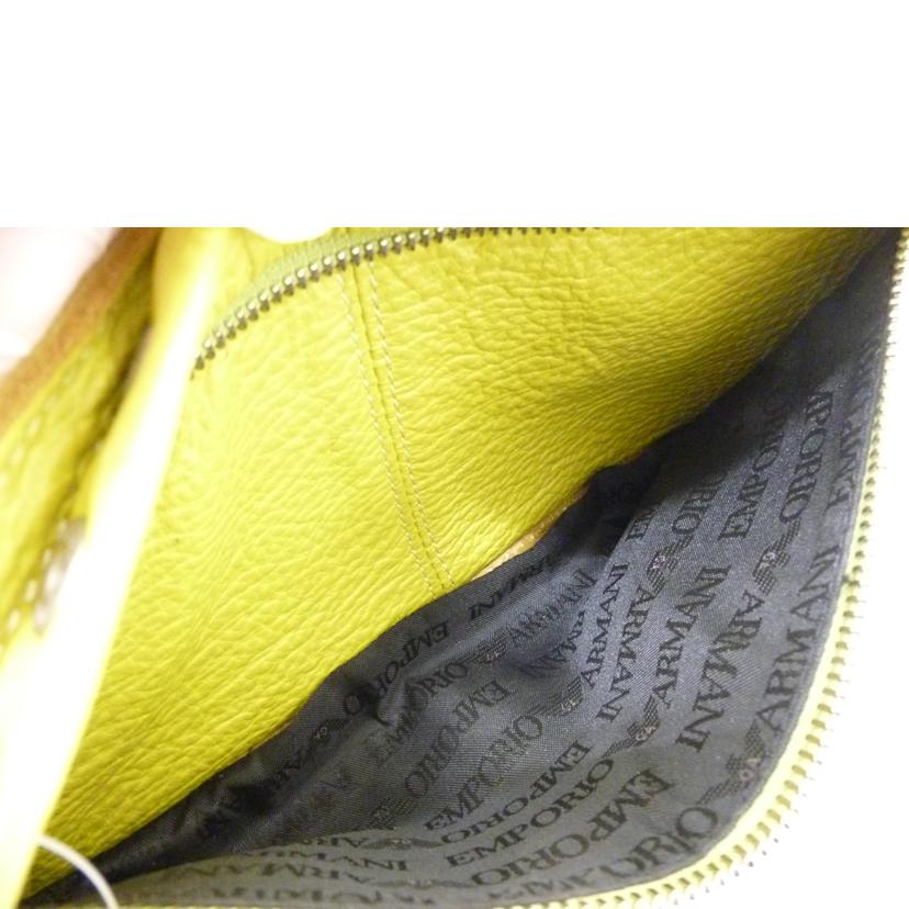 ENMPORIO ARMANI アルマーニ/レザーツールバッグ/80329//ABランク/88