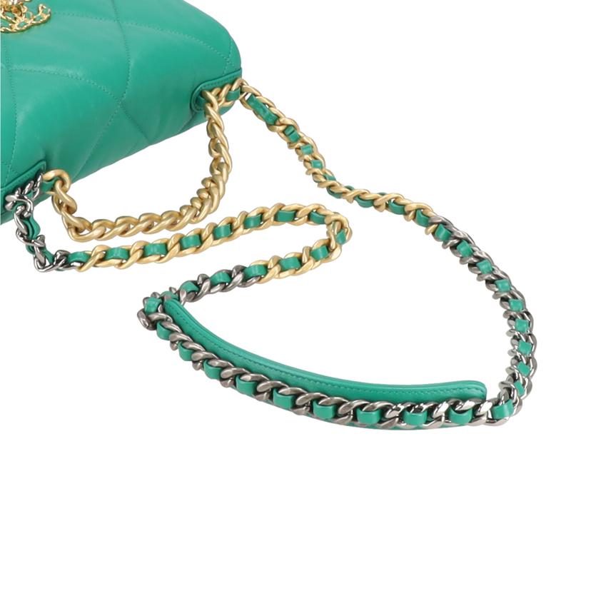 CHANEL シャネル/シャネル19ディズヌフ/ラムスキン/グリーン/AS1160//302*****/Aランク/78