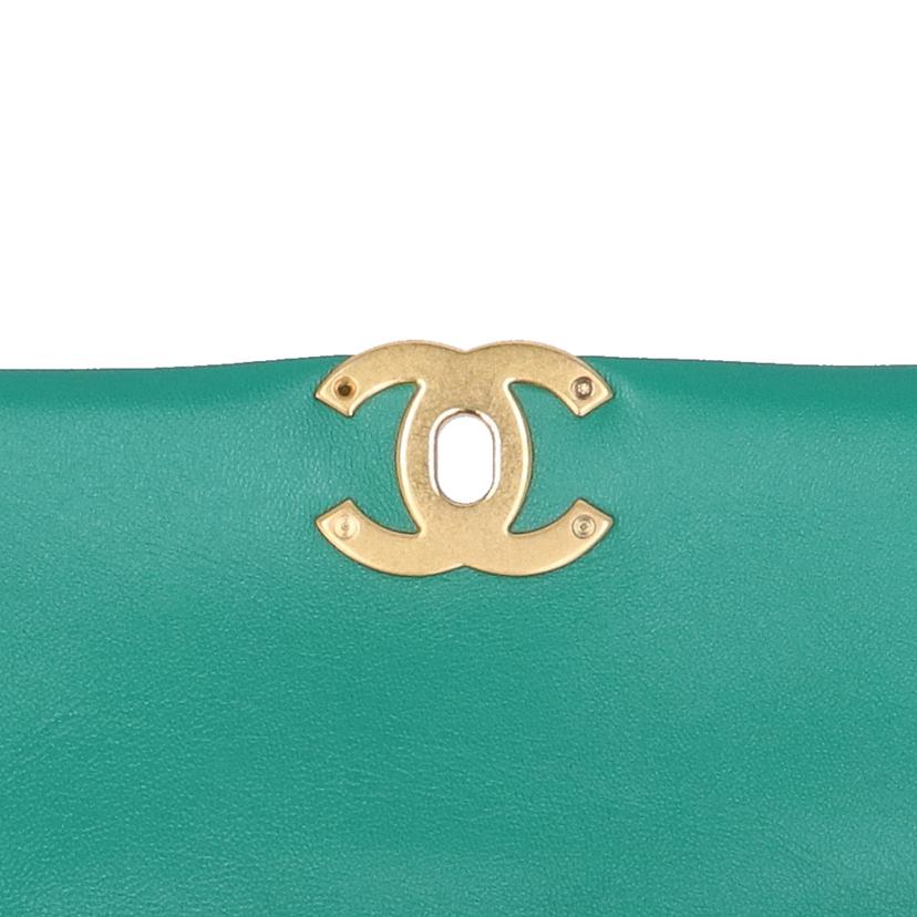 CHANEL シャネル/シャネル19ディズヌフ/ラムスキン/グリーン/AS1160//302*****/Aランク/78