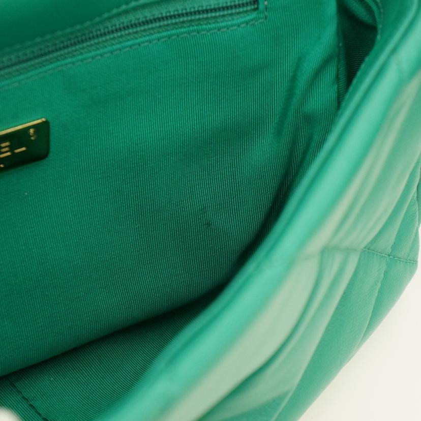 CHANEL シャネル/シャネル19ディズヌフ/ラムスキン/グリーン/AS1160//302*****/Aランク/78