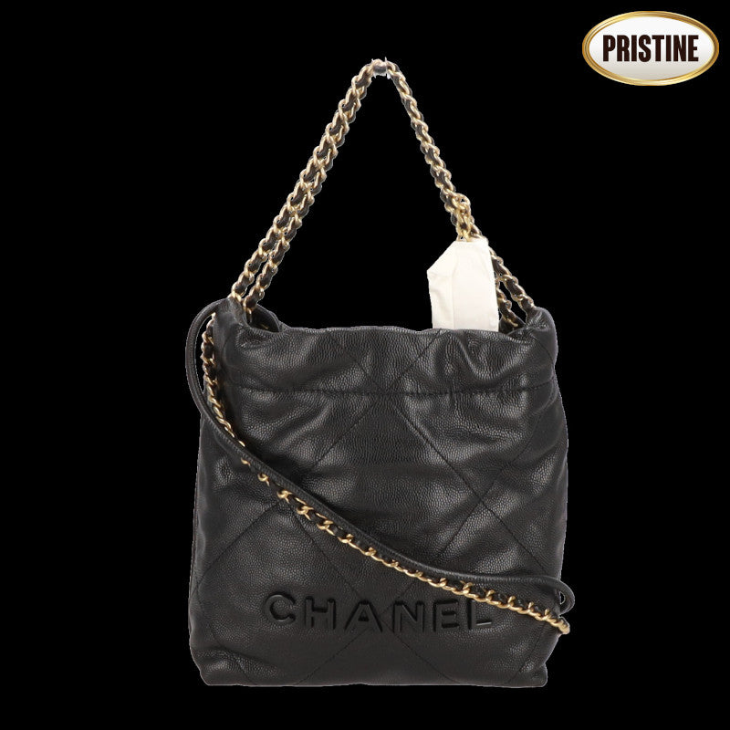 CHANEL シャネル/シャネル22スモールハンドバッグ/ソフトキャビアスキン/AS3260//EU4*****/SAランク/78