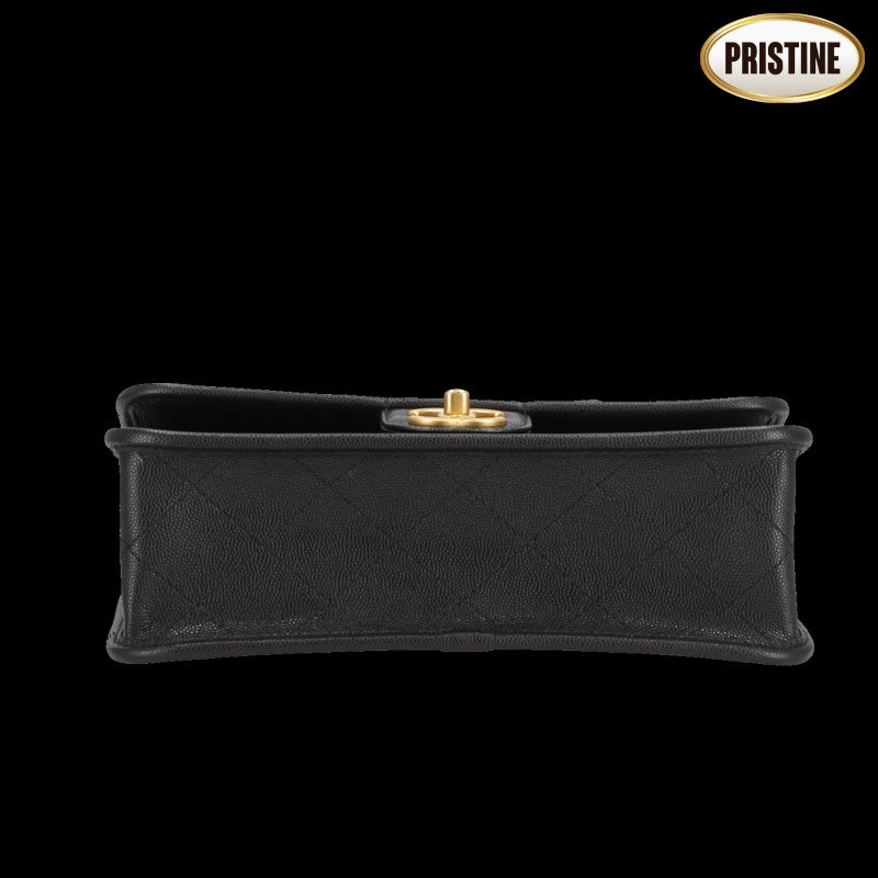 CHANEL シャネル/キャビアスキン・スモールトップハンドルフラップ/AS3653//HNU*****/SAランク/78