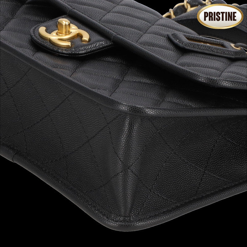 CHANEL シャネル/キャビアスキン・スモールトップハンドルフラップ/AS3653//HNU*****/SAランク/78