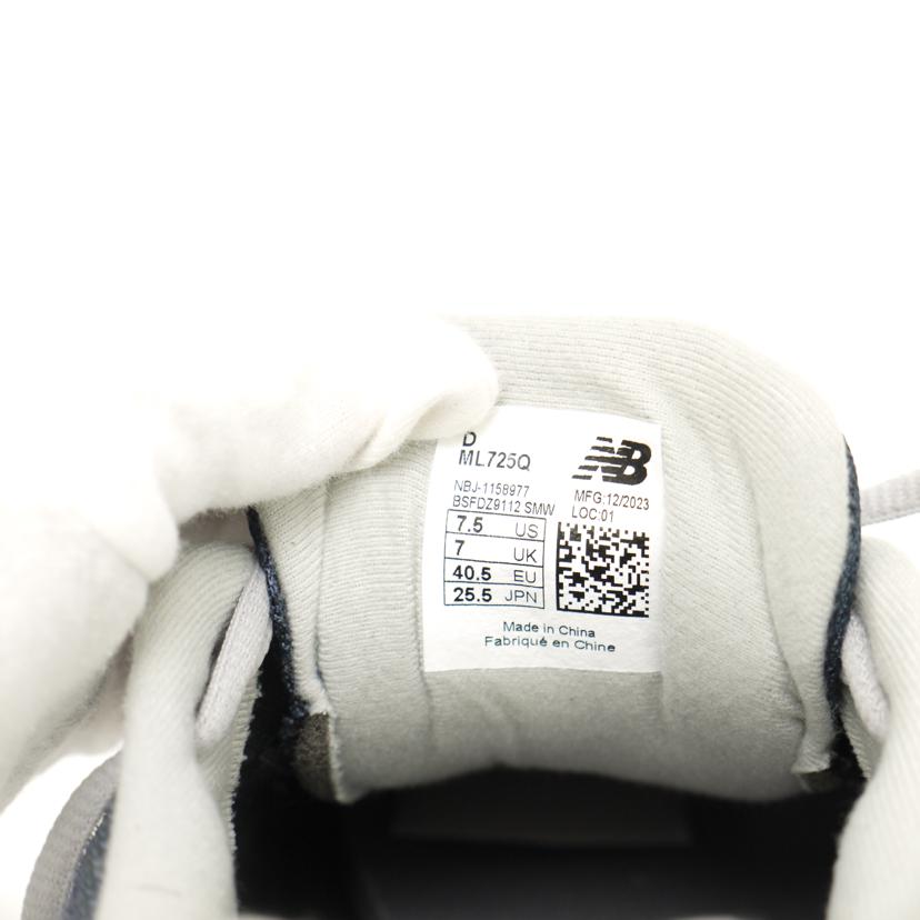 New balance ニューバランス/New Balance 725 Navy White/ML725Q//Aランク/69