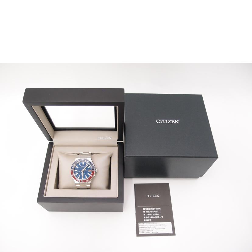 CITIZEN シチズン/メカニカル・シリーズ8/GMT/自動巻き/NB6030-59L//382******/Aランク/69