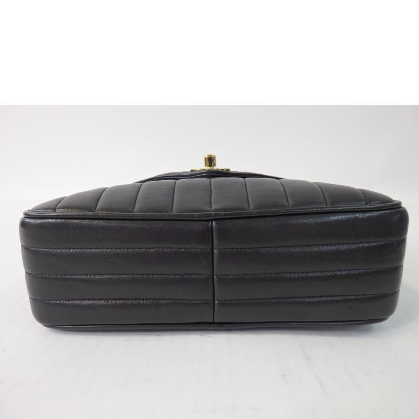 CHANEL シャネル/マドモアゼル/フリンジチェーンショルダーバッグ/ラム/黒/ゴールド金具//437****/ABランク/84