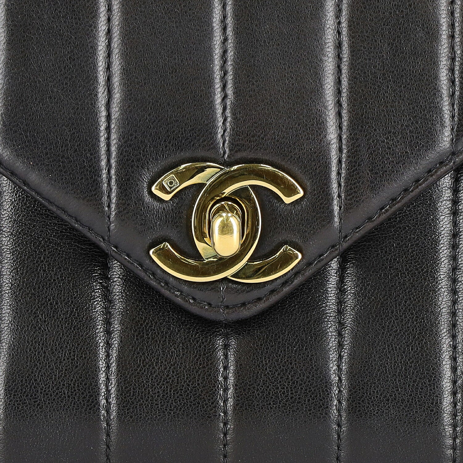 CHANEL シャネル/マドモアゼル/フリンジチェーンショルダーバッグ/ラム/黒/ゴールド金具//437****/ABランク/84