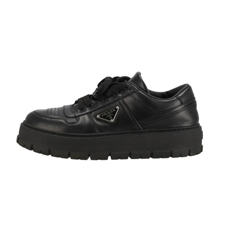 PRADA プラダ/PRADA DOWNTOWN LEATHER SNEAKERS//Aランク/19