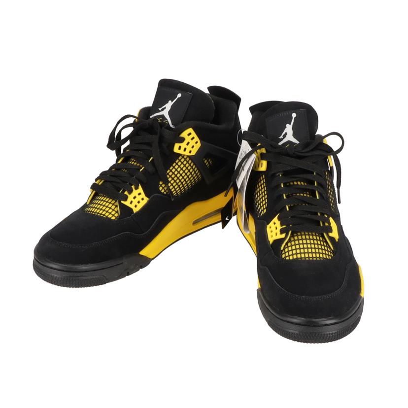 NIKE ナイキ/AIR JORDAN 4 RETRO Thunder/DH6927-017//Sランク/05