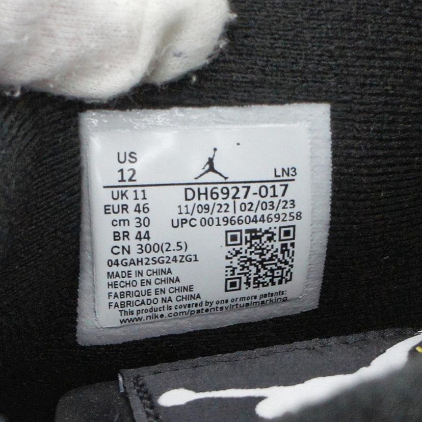 NIKE ナイキ/AIR JORDAN 4 RETRO Thunder/DH6927-017//Sランク/05