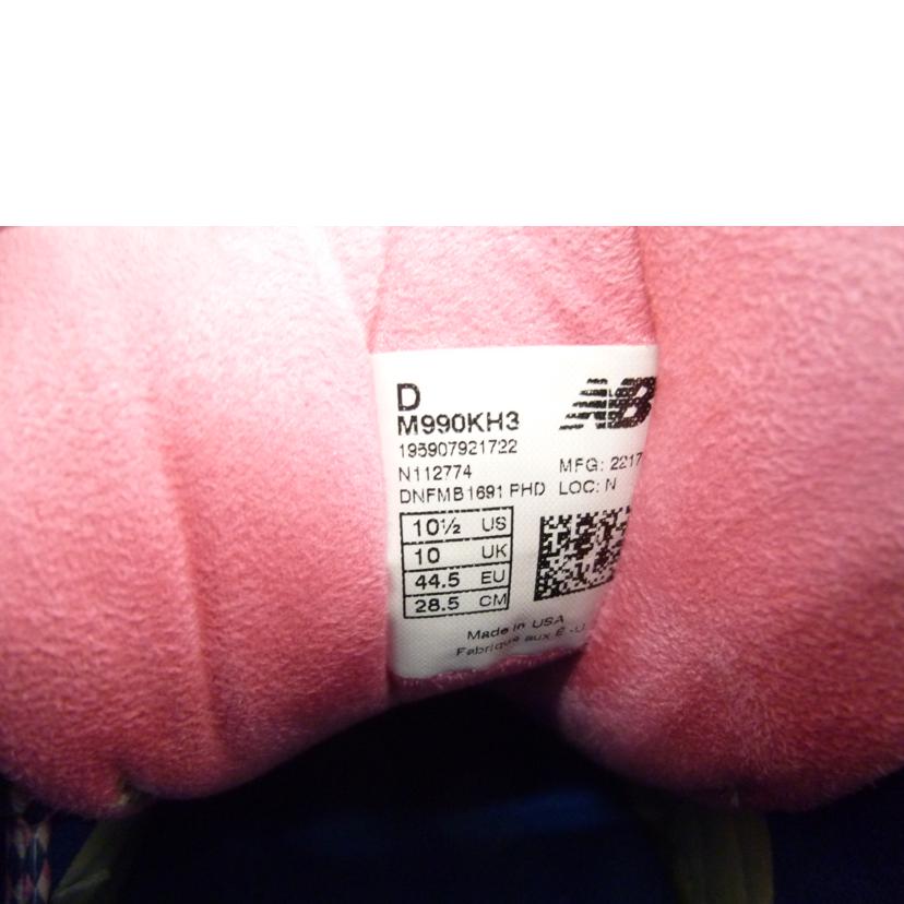 new balance ニューバランス/990KH3/表面ハガレ有/M990KH3//Bランク/88