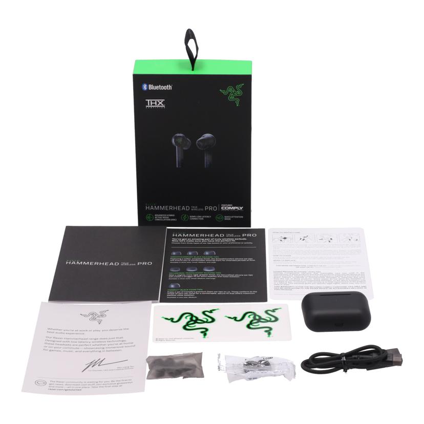 Razer レイザー /ワイヤレスイヤホン/Hammerhead True Wireless Pro/RZ12-03440100-R3A1//232101E03202318/ABランク/85