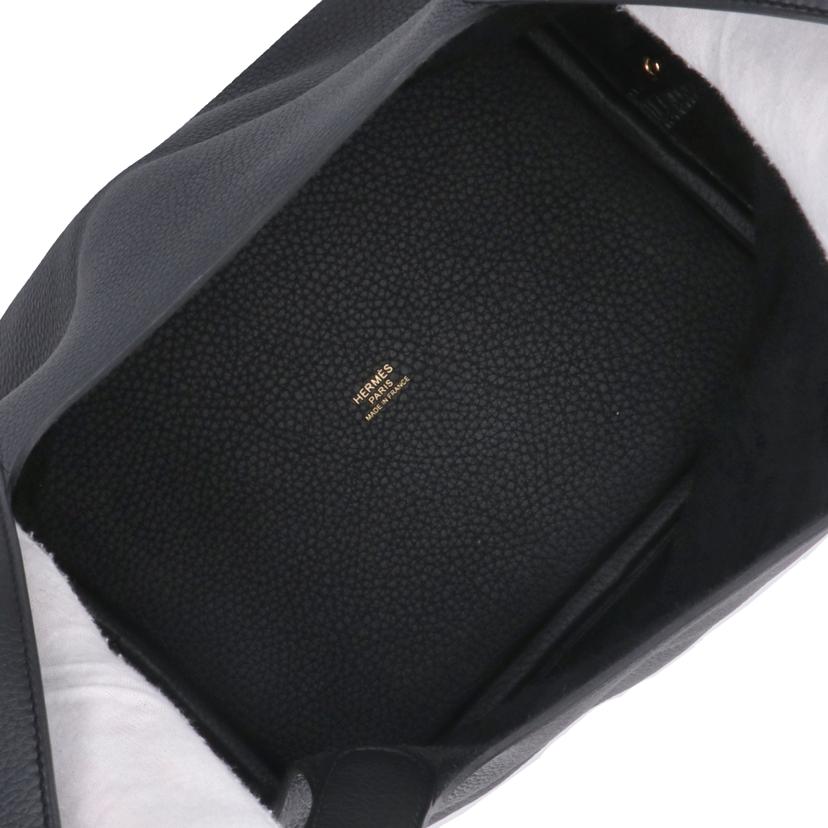 HERMES エルメス/ピコタンロックMM/トリヨン/ブラック//W M********/Aランク/75