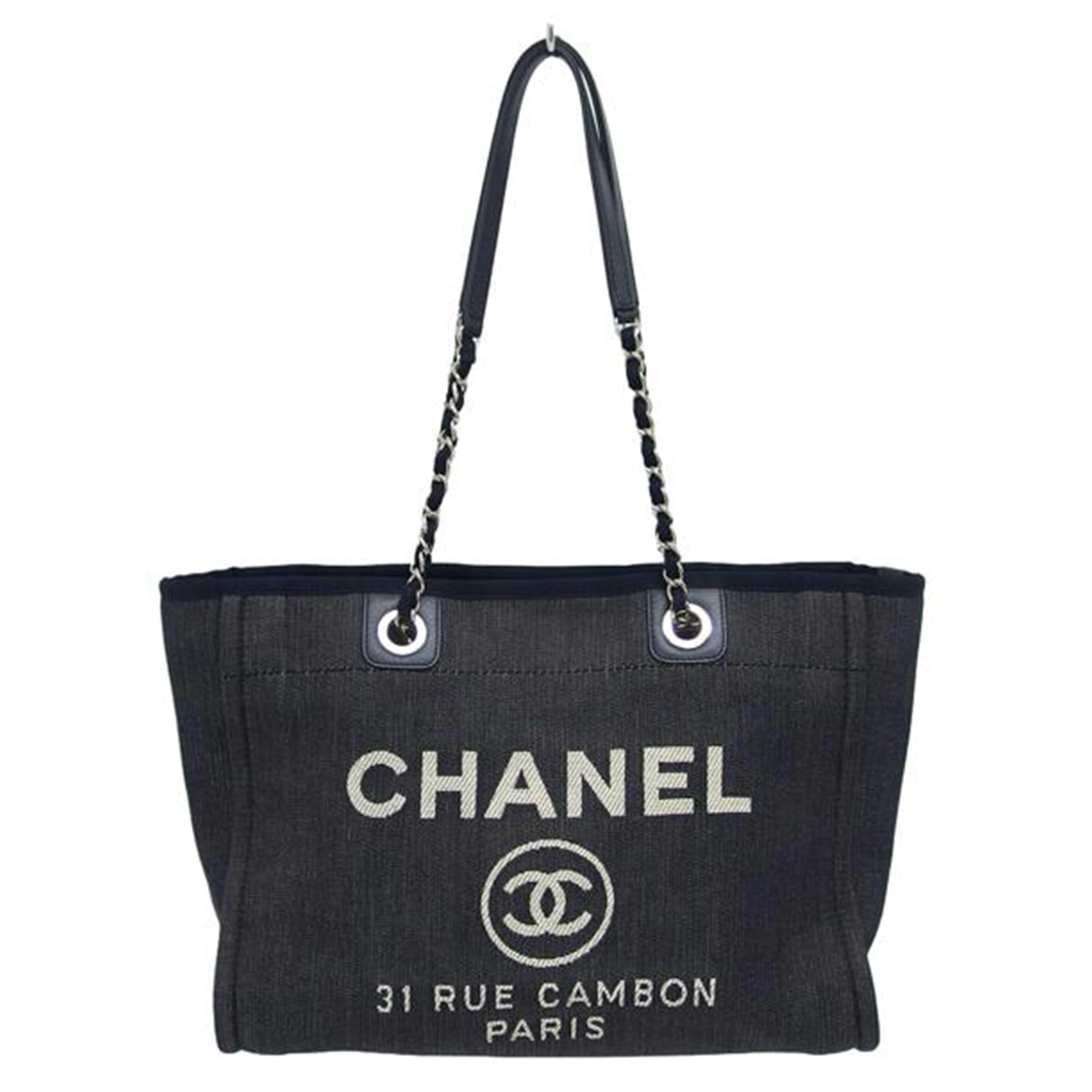 CHANEL シャネル/ドーヴィルMM/デニム/ネイビー/A67001//219*****/Aランク/04