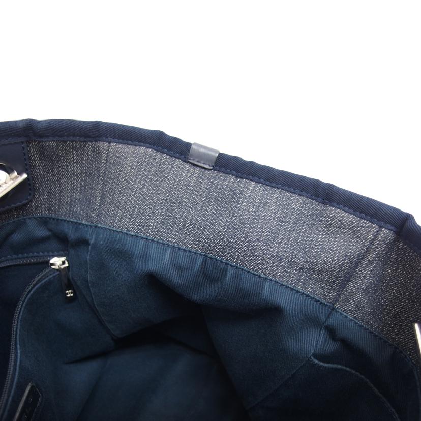 CHANEL シャネル/ドーヴィルMM/デニム/ネイビー/A67001//219*****/Aランク/04