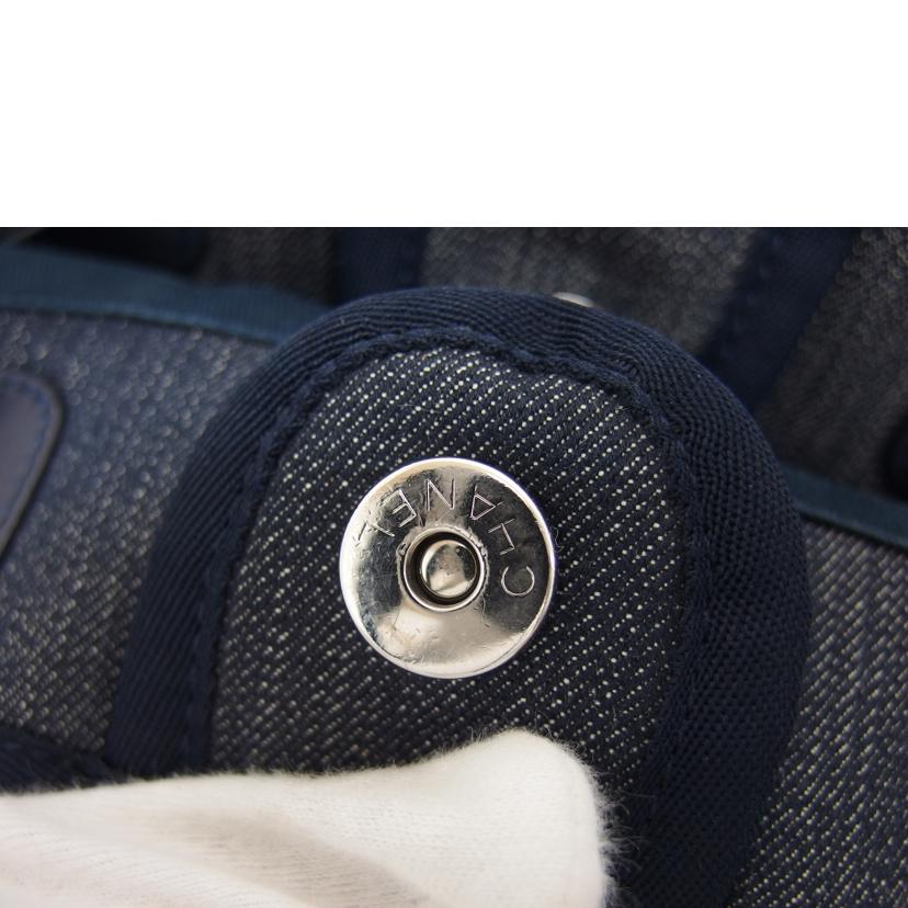 CHANEL シャネル/ドーヴィルMM/デニム/ネイビー/A67001//219*****/Aランク/04