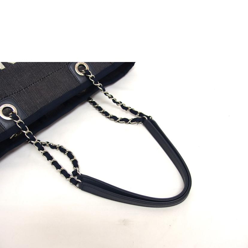 CHANEL シャネル/ドーヴィルMM/デニム/ネイビー/A67001//219*****/Aランク/04