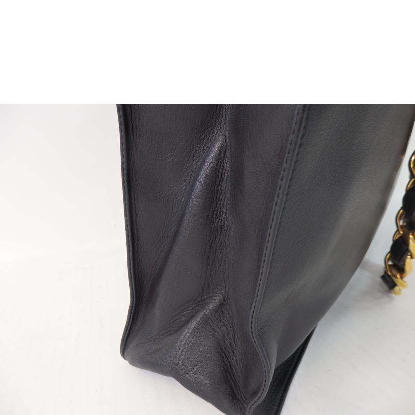CHANEL シャネル/ココマークチェーントートバッグ/黒/ゴールド金具//342****/ABランク/84
