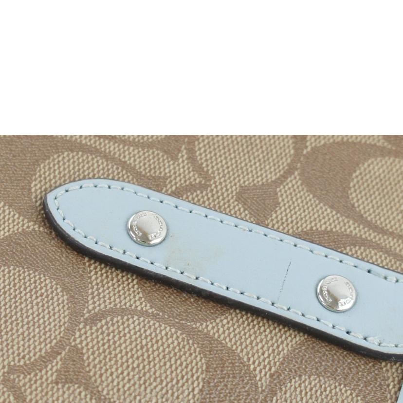 COACH コーチ/シグネチャー/トートバッグ/ベージュ/ブルー/F58292//D18**/ABランク/64