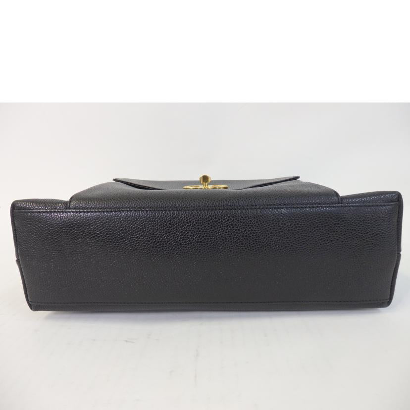 CHANEL シャネル/ココマークチェーンショルダーバッグ/キャビアスキン/黒/ゴールド金具//シリア****/ABランク/84